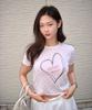 JUCYJUDY Linen Dot Graphic Knit Pullover J1Kt322F