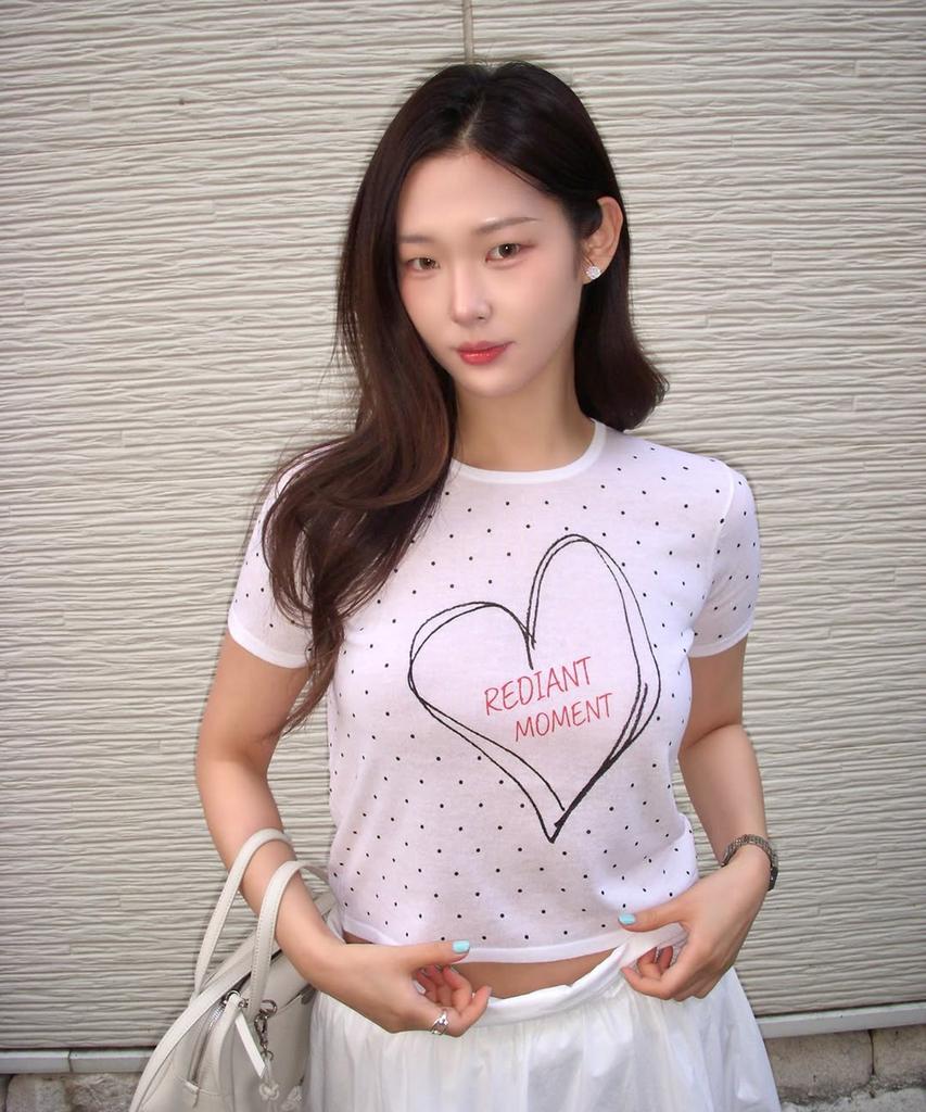 JUCYJUDY Linen Dot Graphic Knit Pullover J1Kt322F
