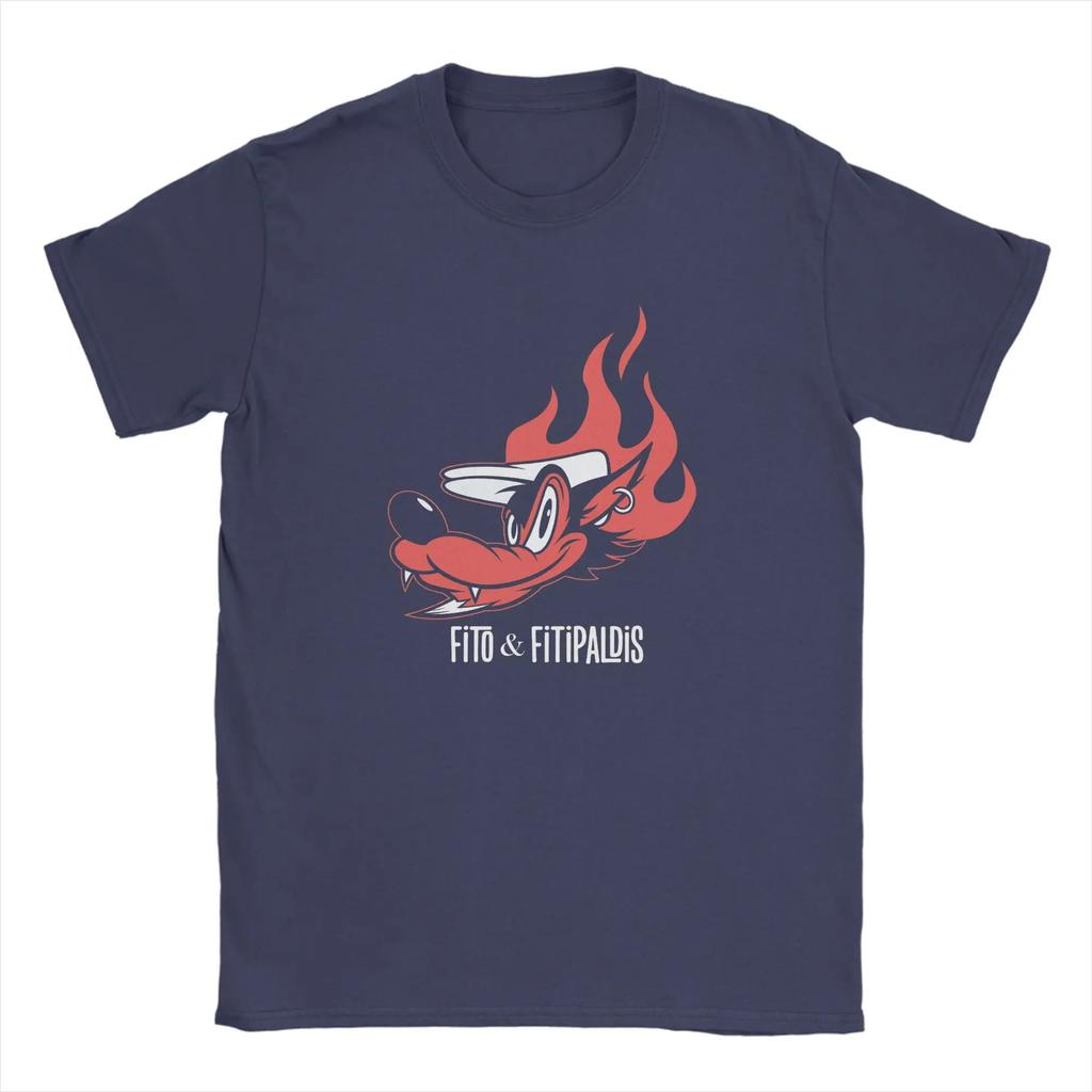 2026 Streetwear T Shirt Beach Fitos Fitipaldis Band Trendy Cool T Shirts Cotton Tee Shirt for Man Y2K Printed Short Sleeve Clothing