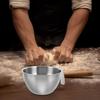 Stainless Steel Mixing Bowl Large Capacity Measuring Cup Pour Spout Strainer Kitchen Baking Cooking Essential Bowls