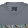 SPALDING Long Sleeve T-Shirt, Geometric Logo, Heather Gray, Size M, SMT24107
