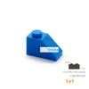 50 Pcs Bulk Blocks Building Bricks Bevel 1X1 Educational Assemblage Construction Toys for Children Size Compatible With Brand
