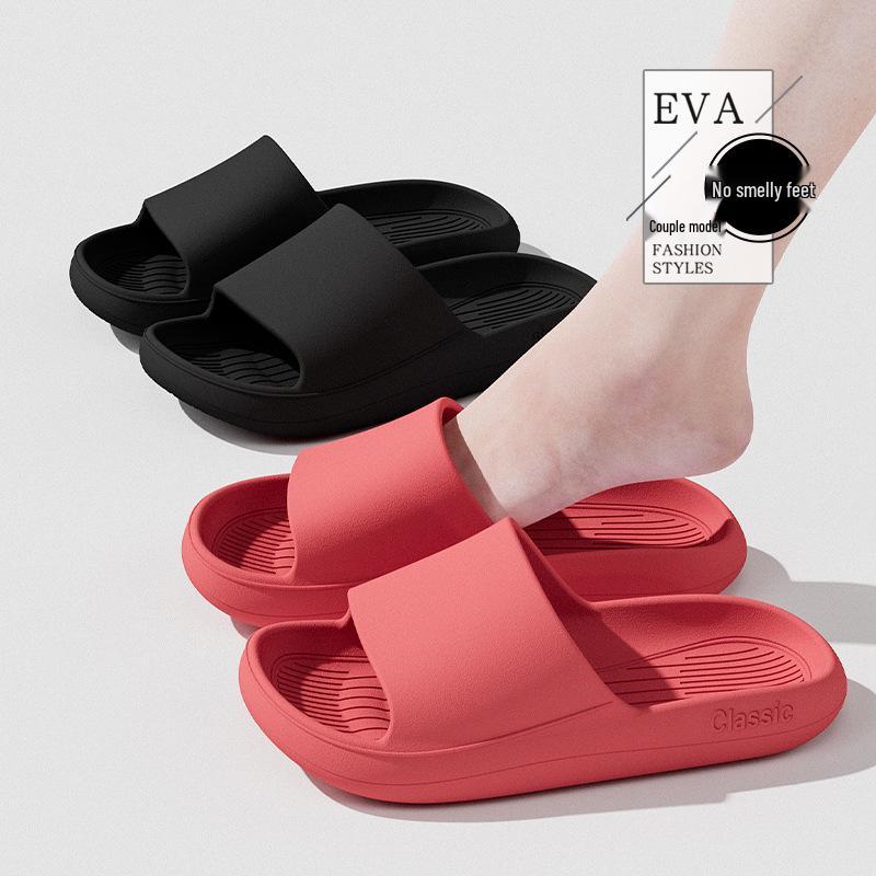 Summer Cool Women's and Men's Lightweight Soft Sole Slippers for Indoor and Bathroom Use