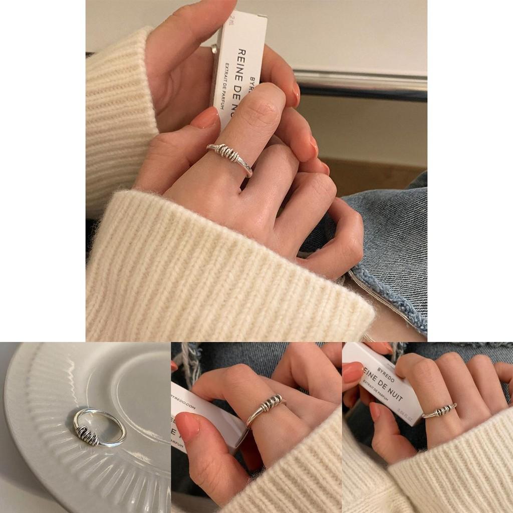 Minimalist Chic Geometric Circle Ring For Women Adjustable Open Finger Jewelry