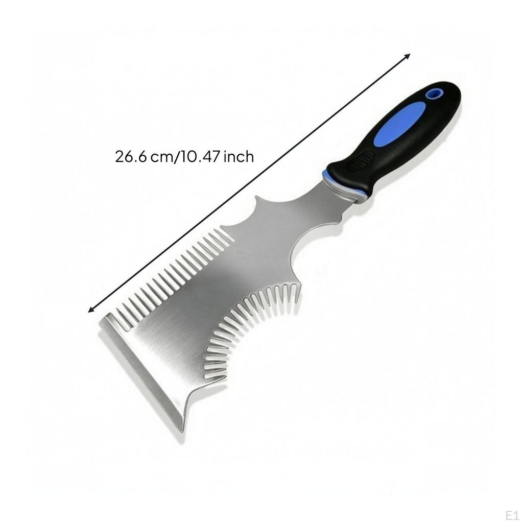 Putty Knife with Stainless Steel Multipurpose Multifunctional Serrated for Painters,