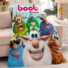Cartoon Anime B-Booba Decke Warm Und Weich Geeignet Für Schlafzimmer Wohnzimmer Sofabett Büro Reise Camping
