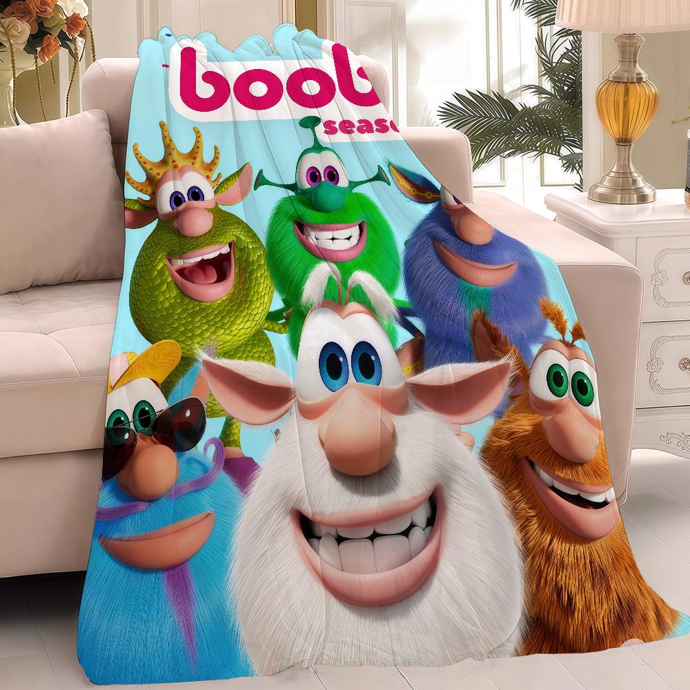 Cartoon Anime B-Booba Decke Warm Und Weich Geeignet Für Schlafzimmer Wohnzimmer Sofabett Büro Reise Camping