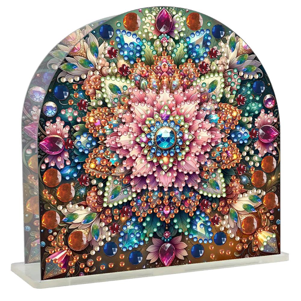 Acrylic Santa Claus Diamond Painting Napkin Rack Decor Diamond Painting Paper Towel Holder 5D DIY Diamond Art Paper Storage Rack