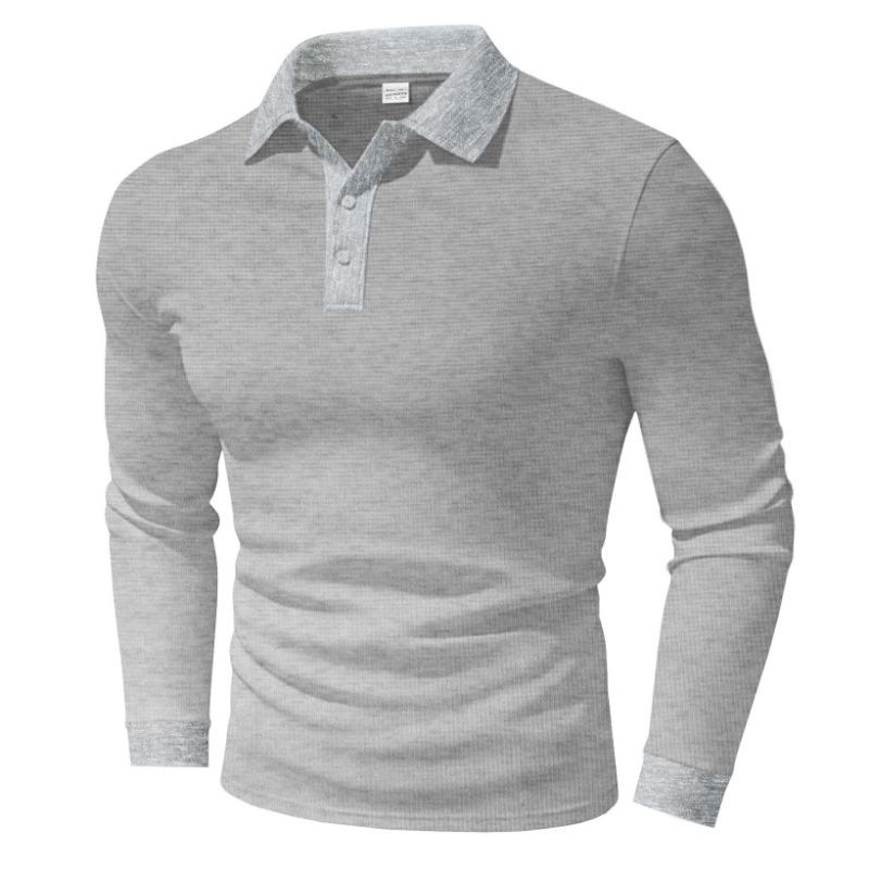 Men S Long Sleeve Polo Shirt Quick Dry Breathable Casual Golf Top