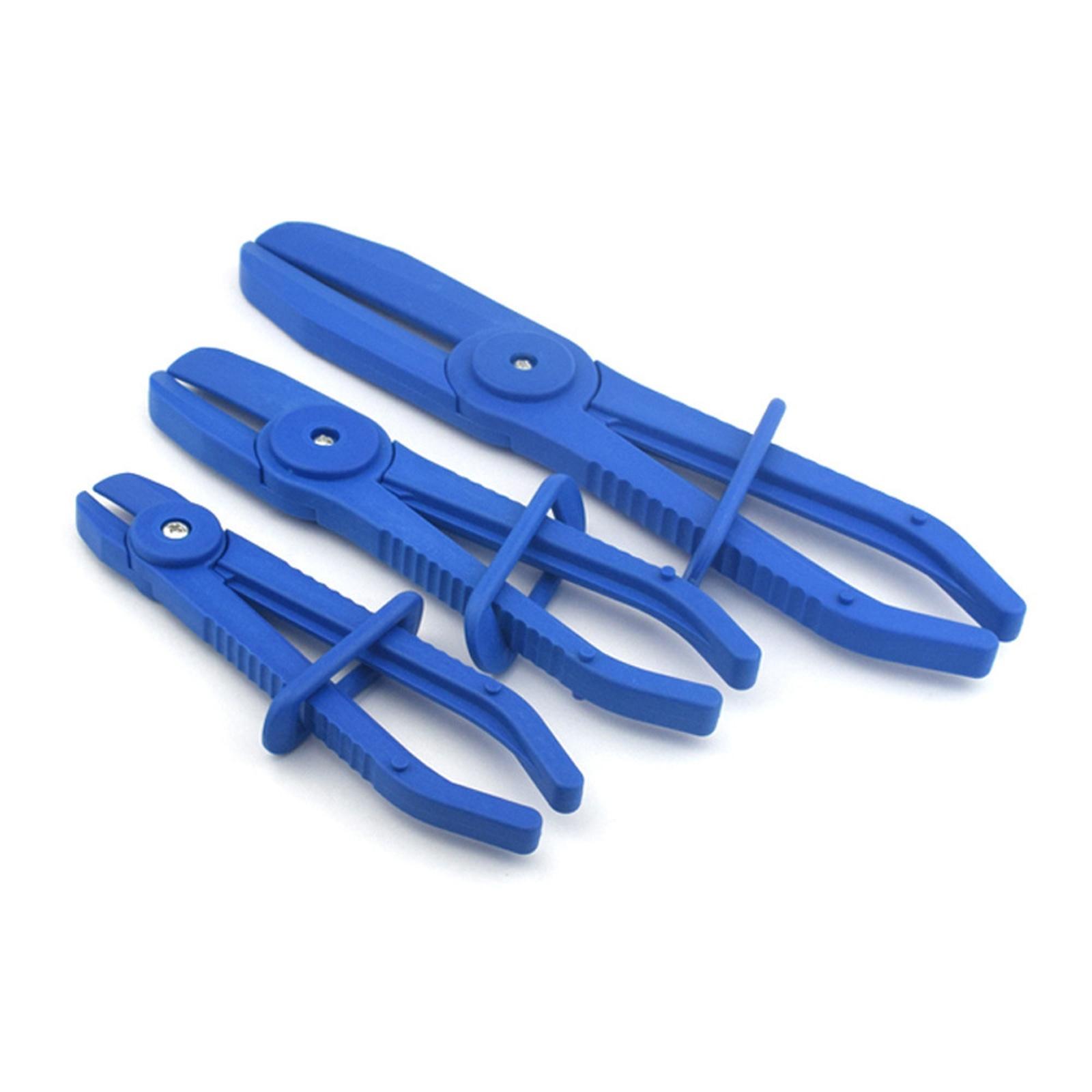 

Fuel Line Cut-off Pliers 3 Nylon Hose Clamp Automobile Fuel Line Clamp Plastic Pliers for Auto Hand Tools One Size