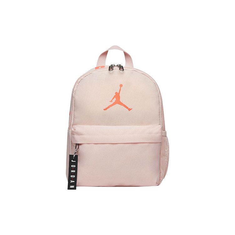 Jordan Logo Zipper Closure Polyester Mini Backpack Unisex Backpack Pink DV5304-610 Mini