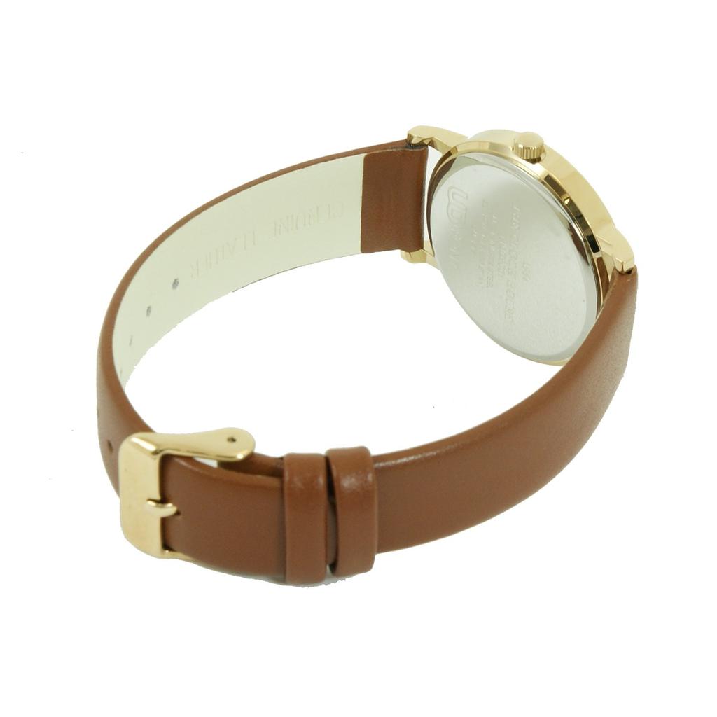 [The Clock House] Universal Design Simple Easy-to-Read Wristwatch MUD5001-WH2B Men's Brown