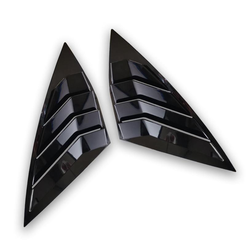 2Pcs Rear Side Window Louver Shutter Cover Trim for VW Volkswagen Jetta A7 Mk7 - Auto Accessories