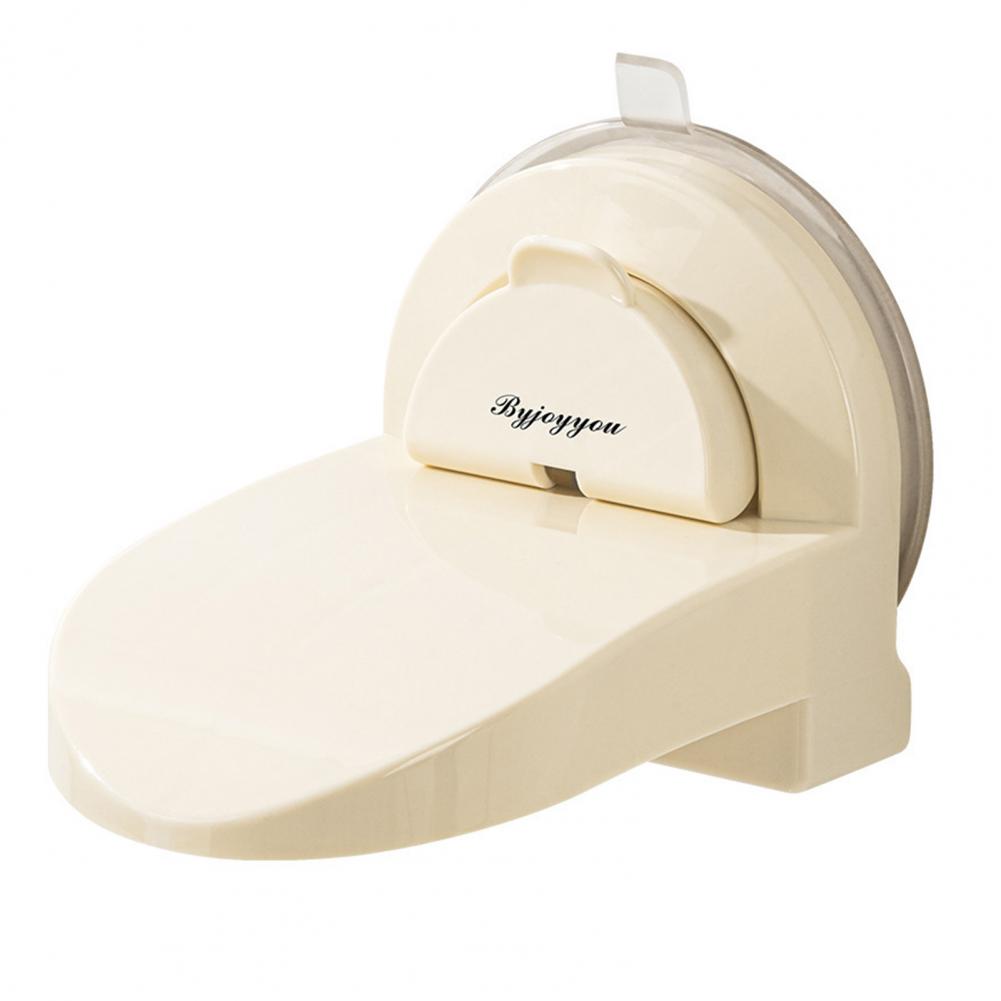 Easy Installation Shower Footrest Non-porous Surface Footrest for Shower Height Adjustable Non-slip Shower Stool for Pedicure