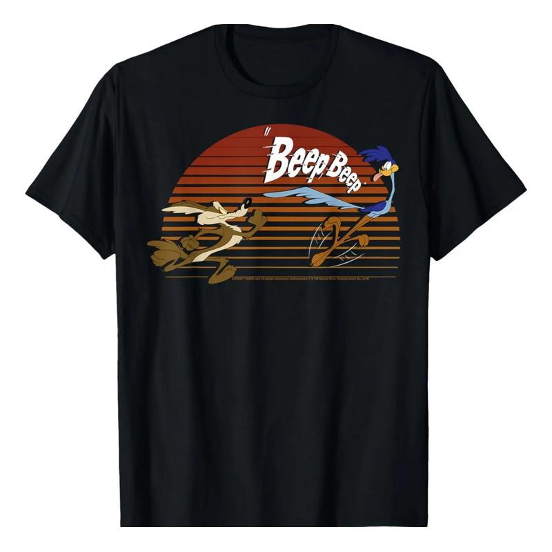 Camiseta Looney Tunes Wile E. Coyote & Road Runner Sunset S