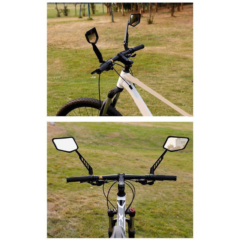 AEB0-Bike Wide Range Backsight Reflector Adjustable Bike Mirror Bicycle Handlebar Rear View Mirror
