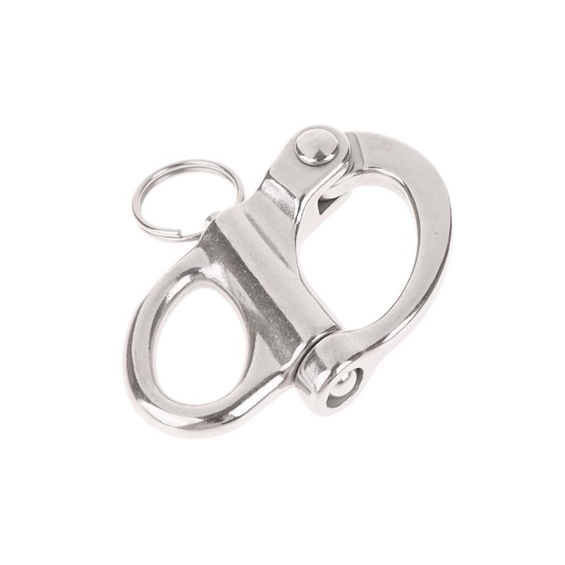 316 Stainless Steel Fixed Snap Shackles Bail Snap Shackles With Quick Release Pin