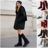 Acrylic Blend Knee High Socks Stretch Leg Covers Vintage Boot Cuffs  For Women Girls