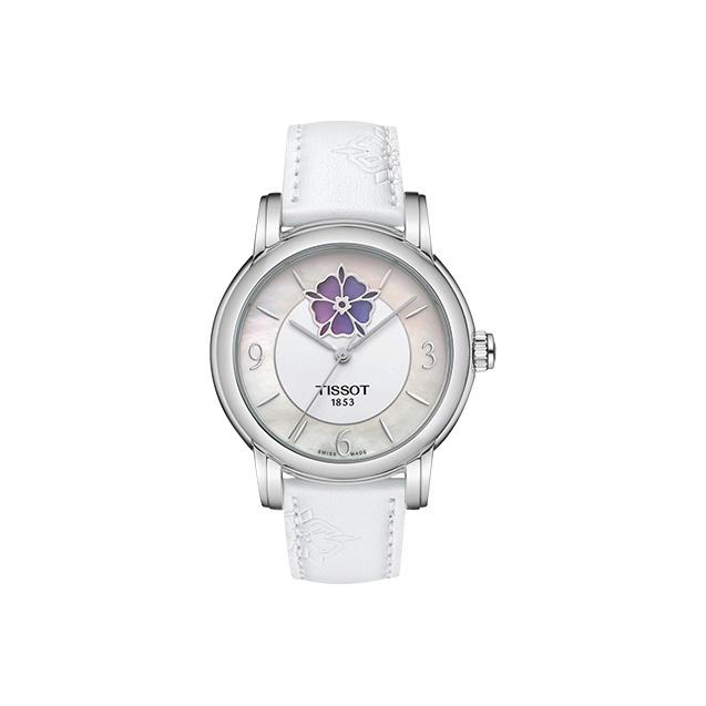 

TISSOT Heart Collection Automatic Mechanical Movement Women s Watch 35mm White Dial Stainless Steel Case T050.207.17.117.05 White Strap