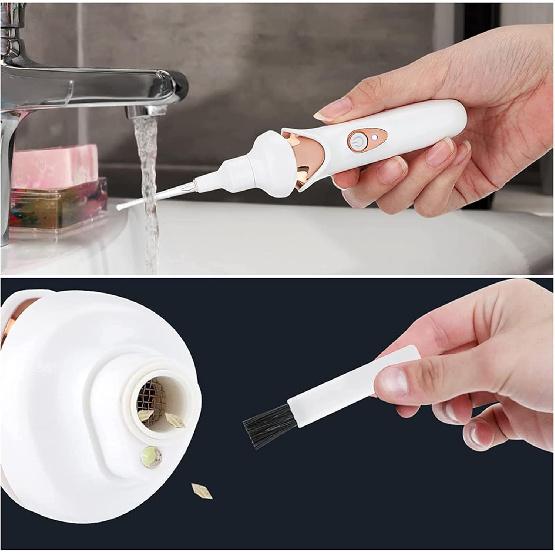 5-in-1 Electric Ear Scoop Electric Children's Ear Scoop Safety Painless Earwax Remover Cordless Vacuum Ear Wax Cleaning Tool Painless Ear Cleaning