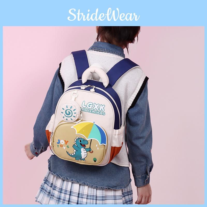 Design New Lovely Kids Backpack Oxford Fabric Cute Gender Neutral Bag School
