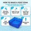 Portable Swimming Pool Footbath Bath Inflatable Multifunctional Foot Wash Basin Beach Camping Home Blue Foot Bath