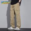 Herren Y2K Sommerkleidung Kordelzug Lässige Cargohose Sport Jogginghose Trainingshose Gerade Hose Streetwear Koreanische Kleidung