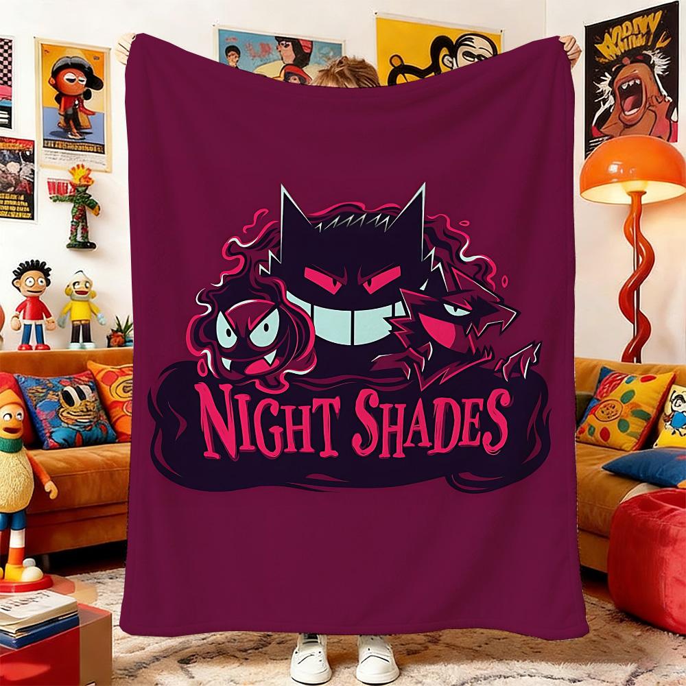 Nap Blanket P-Poke-mones Fluffy Soft Blankets for Bed Home and Decoration Bedspread the Anime Sofas Sofa Bedspreads Picnic Throw