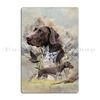 A Versatile Pheasant  Woodcock Hunting with German Shorthaired Pointer Metal Garage Home Plaques Printing Tin Sign Poster
