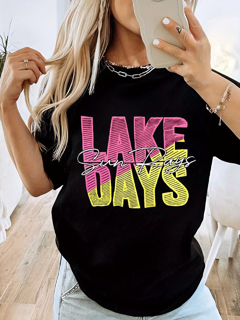 Lake Days Sun Days Graphic T-shirt