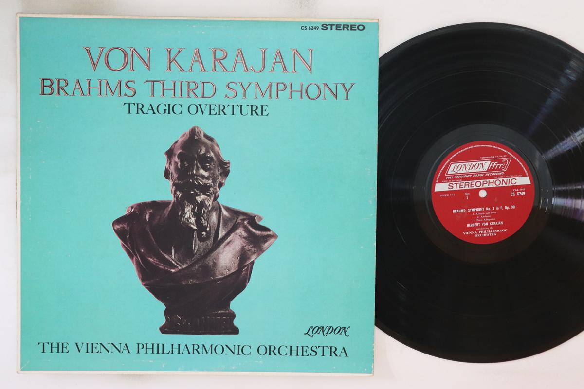 

LP Record HERBERT VON KARAJAN, WIENER PHILHAR - Johannes Brahms Third Symphony, Tra CS6249 Decca UK Classical Used