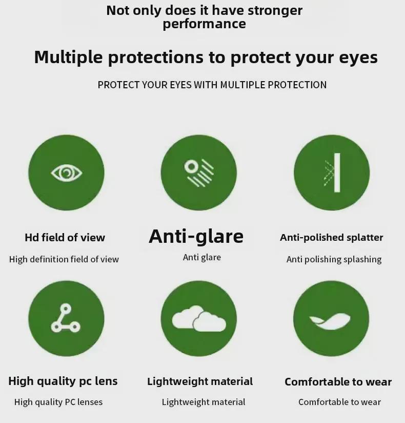 Schweißerbrille mit UV-Schutz gegen Laserstrahlen – Blendfreie Argon-Lichtbogenschutzausrüstung