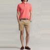 Polo Ralph Lauren SS22 Solid Slim Fit Logo Embroidered Short Sleeve Polo Shirt Men Polo Shirts Pink MNPOKNI1N821-587