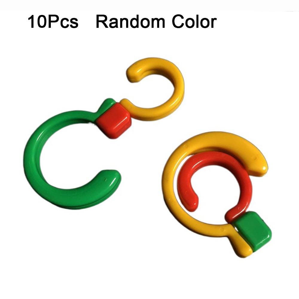 10Pcs Non-Marking Universal S Hooks Hanging Shopping Pram Hook Clothesline Hooks  Bathroom