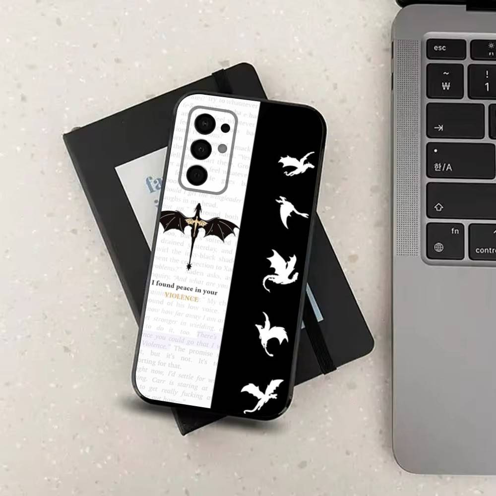 

F-Fourth W-Wing Novel Case For Samsung Galaxy A73,52,71,53,32,72,41,J7,22,Note,31,8,9,Soft Black Silicone Cover SamsungA40