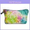 Retro Style Man Tuo Lotus Makeup Bag Flower Print Clutch Women's Multifunctional Travel Toiletry Bag