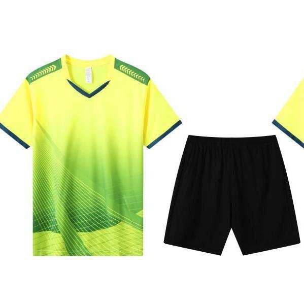 Summer Competition Training Uniform Adult Short Sleeve Sports Team Uniform Loose Football Training Uniform Set Male And Female Children Students