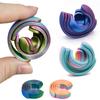 3D tištěná spirálová fidget hračka, otočná stolní hračka pro uvolnění stresu, smyslový dárek pro úlevu od úzkosti pro dospělé, dekompresní spinner