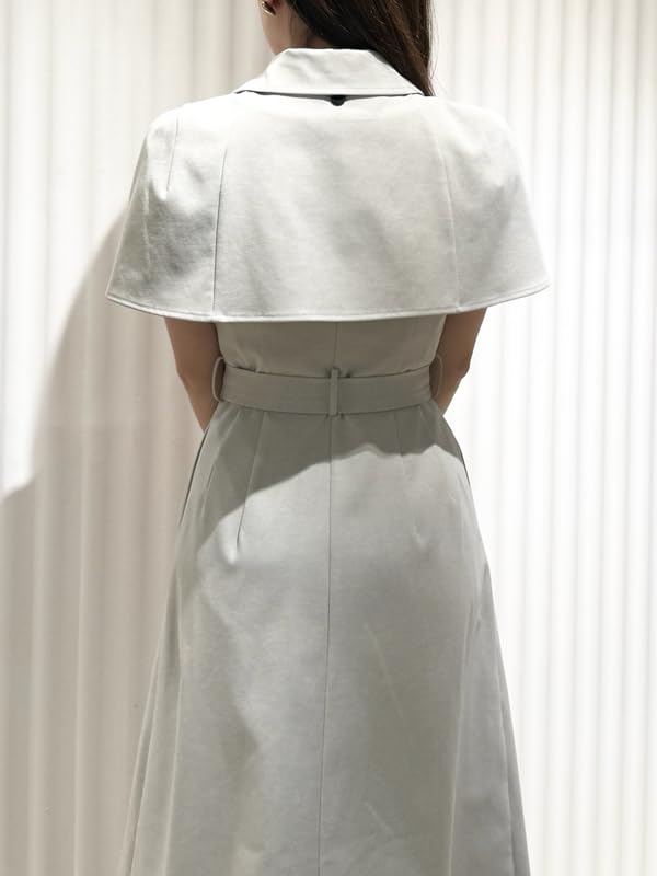 Trench Cape Dress SWFO251145LGRY0 2-way