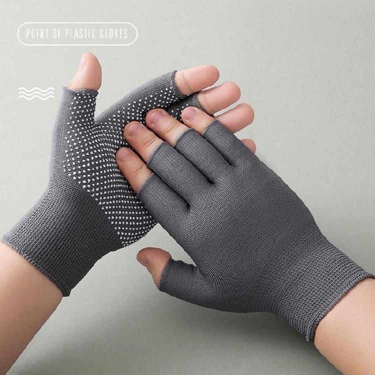 12Pair Breathable Sports Gloves Unisex Nylon Fingerless Gloves NonSlip Nylon Working Gloves for Women and Men