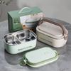Stainless Steel Electric Heated Lunch Box - Insulated Student Bento Box