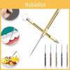 Titanium Alloy Toothpick Portable Toothpick Artifact Spring Telescopic Toothpick Keychain Pendant Outdoor Self-defense Camping Tool Silver