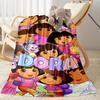 Dora Explorer Blanket Ultra-Soft Suitable for Picnics Livingroom Seaside Four Seasons Multipurpose Warmthful Decor Gifts For Family Or Friends