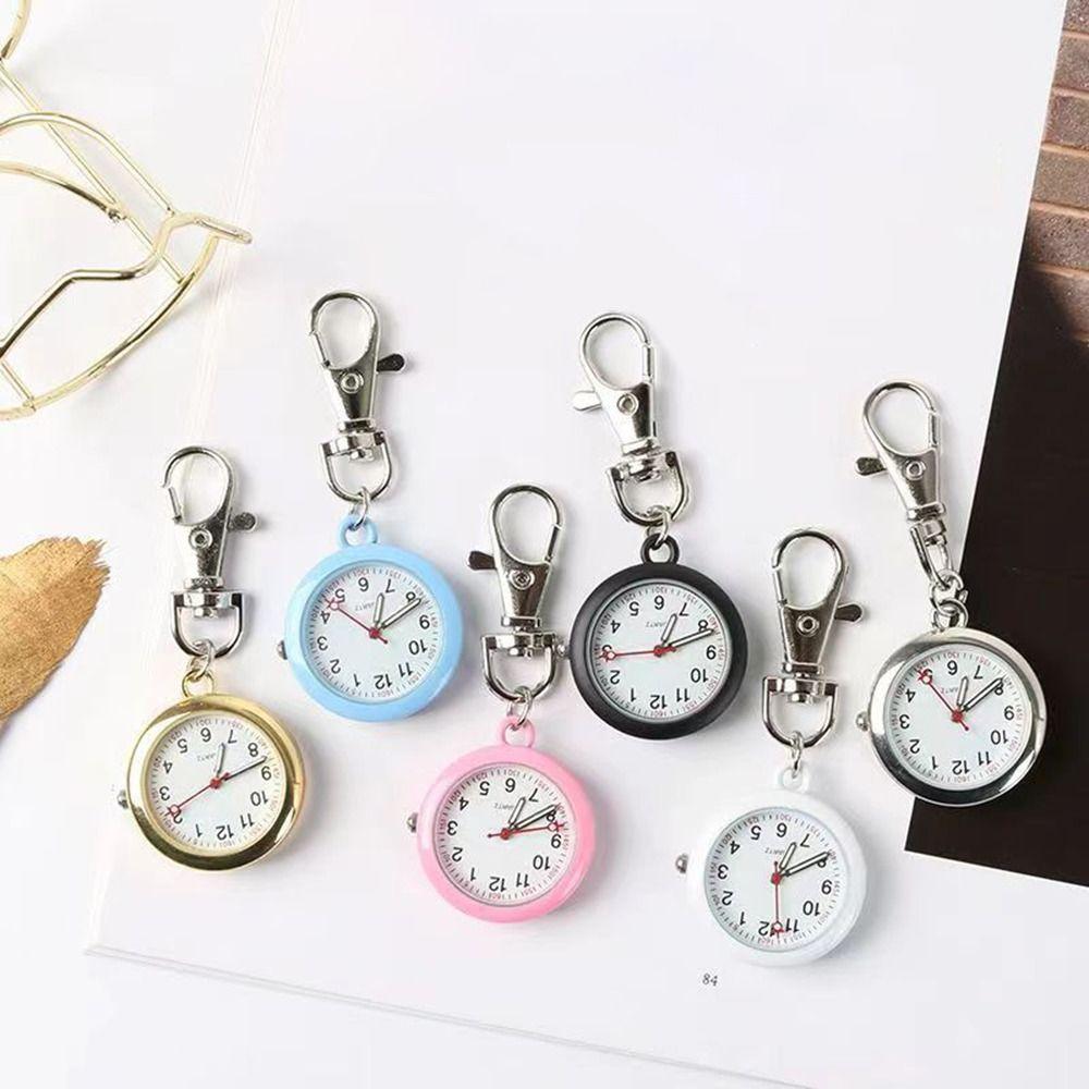 Luminous LED Electronic Hanging Watch Digital Display Keychain Watch Portable Pocket Watch  School
