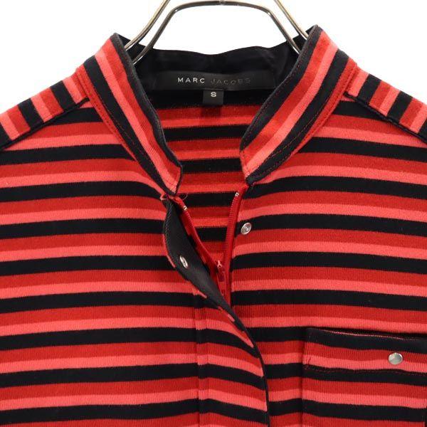 Marc Jacobs Border Long Sleeve Half Zip Cut S Red Series Women Used