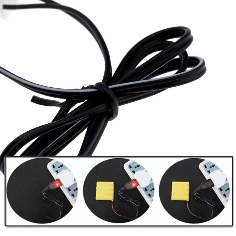 7.2V 250mA 250mA USB Charger Cable KET 2P Connectors for Car Batteries Featuring Safety Protections and Easy Plugs