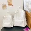 Minimalistischer leichter Rucksack für Damen - Vielseitige Unifarbe für Reisen und Schule (2025)