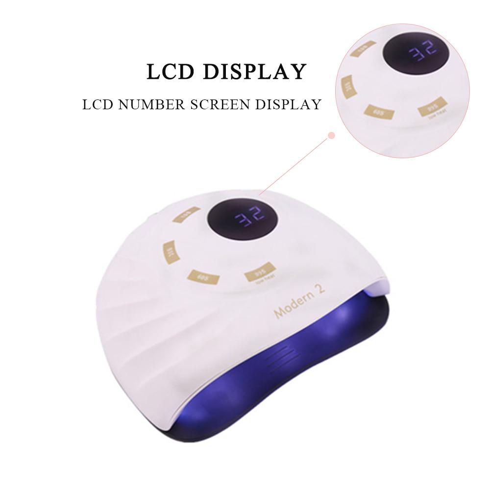Lamp for Manicure 90W Nail Dryer Machine Quick Drying Curing UV Gel Varnish Nail Lamp with 45pcs Led Motion Sensing UV LED Lamp