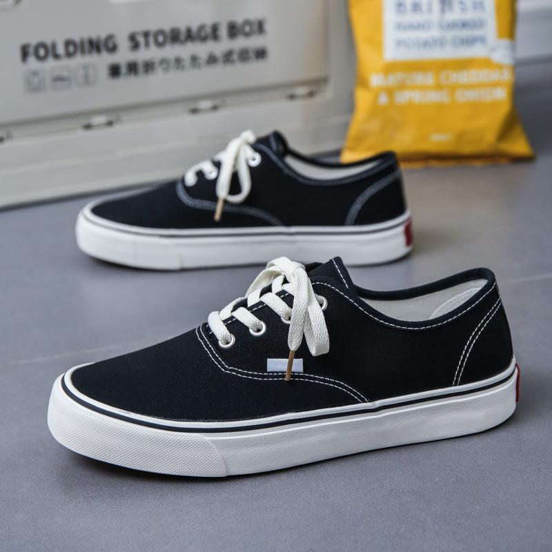 Spring new low-top canvas shoes breathable student board shoes