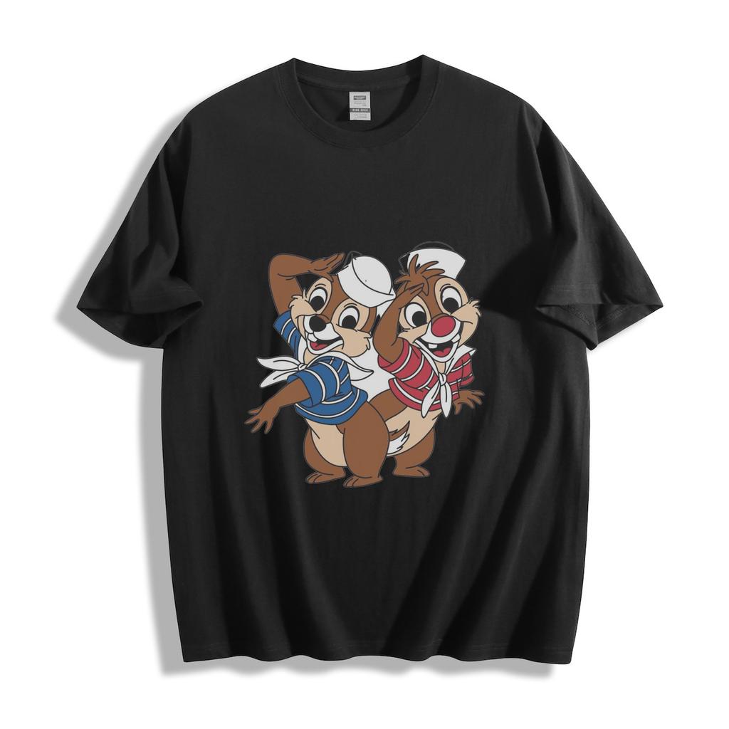 Genderneutral Chip N Dale Sailor Graphic Tshirt